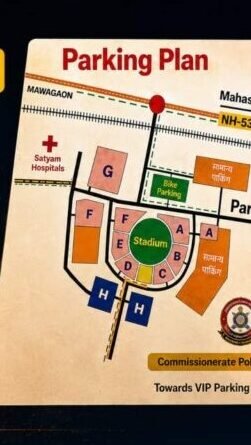 मैच के लिए नवा रायपुर में ट्रैफिक पुलिस ने जारी की एडवाइजरी
