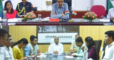 राज्यपाल ने गरियाबंद जिले में जल संरक्षण, प्राकृतिक खेती और जनकल्याणकारी योजनाओं पर दिया विशेष जोर