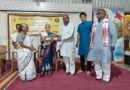 शबरी कन्या आश्रम में पद्मश्री बुधरी ताती और गोडबोले दंपति का किया सम्मान