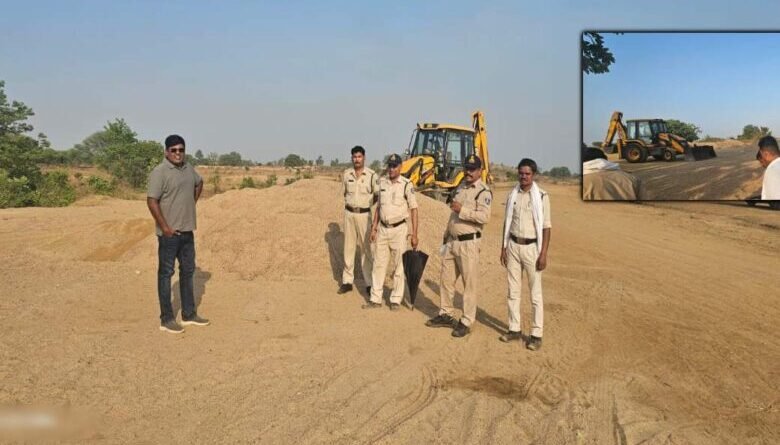 शहडोल में रेत माफियाओं पर कार्रवाई, 530 घन मीटर जब्त