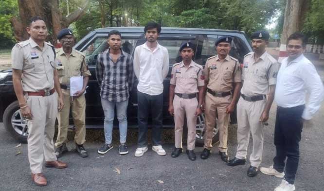 साइबर ठगी के लिए बैंक खाते किराये पर उपलब्ध कराने वाले दो आरोपी गिरफ्तार